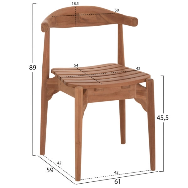 ΣΕΤ ΤΡΑΠΕΖΑΡΙΑΣ DONNY HM21292 ΤΡΑΠΕΖΙ ΕΠΕΚΤΕΙΝΟΜΕΝΟ & 6 ΠΟΛΥΘΡΟΝΕΣ--ΤΕΑΚ