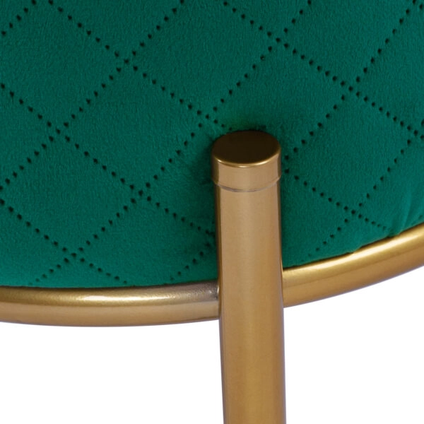 ΣΚΑΜΠΟ SINTA HM8638.03 ΑΠΟ ΚΥΠΑΡΙΣΣΙ ΒΕΛΟΥΔΟ ΜΕ ΧΡΥΣΗ ΒΑΣΗ 42x42x38Υ εκ.