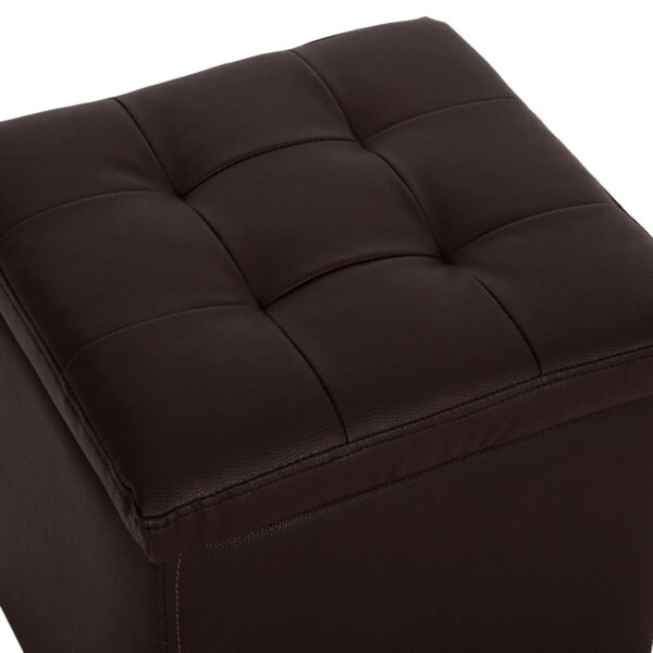 ΣΚΑΜΠΩ ΜΕ ΑΠΟΘΗΚΕΥΤΙΚΟ ΧΩΡΟ PU ΚΑΦΕ CUBE HM224.03 36,5x36,5x36Υεκ.