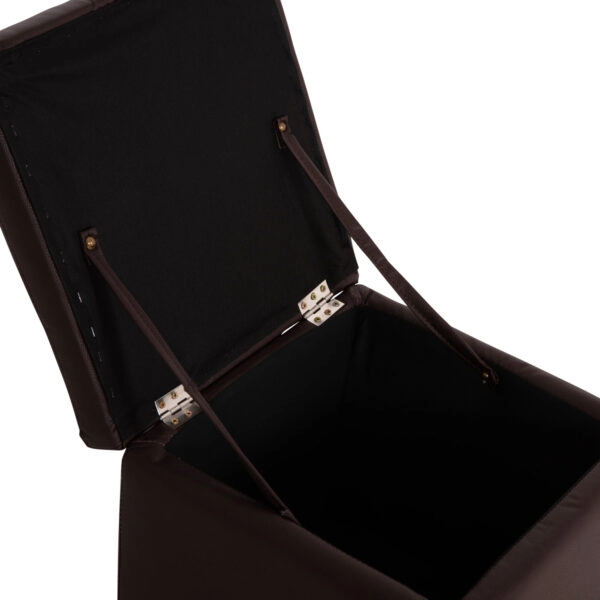 ΣΚΑΜΠΩ ΜΕ ΑΠΟΘΗΚΕΥΤΙΚΟ ΧΩΡΟ PU ΚΑΦΕ CUBE HM224.03 36,5x36,5x36Υεκ.