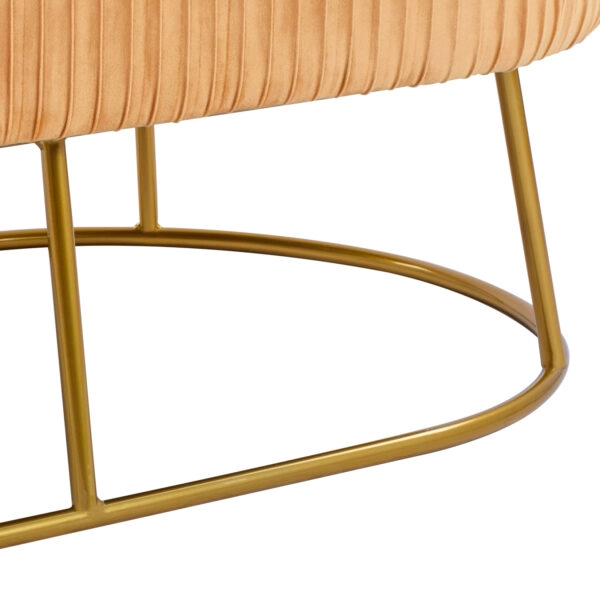 ΣΚΑΜΠΟ ΠΑΓΚΑΚΙ ALINAFE HM8635.09 ΑΠΟ ΧΡΥΣΟ ΒΕΛΟΥΔΟ ΜΕ ΧΡΥΣΗ ΒΑΣΗ 118Χ64Χ40,5Y εκ.