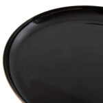 ΤΡΑΠΕΖΙA ΣΑΛΟΝΙΟΥ 2ΤΜΧ OLUF HM9922 ΜΕΤΑΛΛΟ ΕΜΑΓΙΕ-GLOSSY ΜΑΥΡΟ-ΜΑΤ ΧΡΥΣΟ Φ50 & Φ41 εκ.