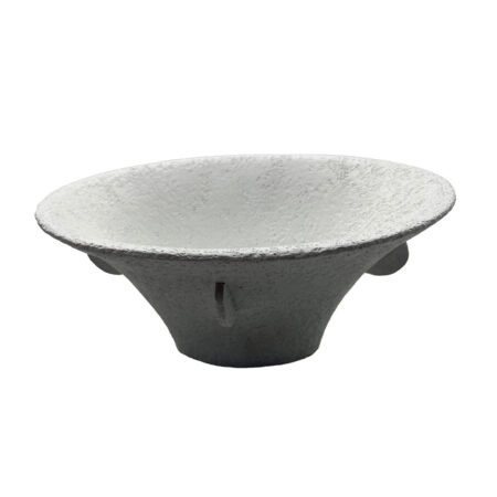 IN ΒΑΖΟ 28x19x13cm POLYRESIN ΑΣΠΡΟ