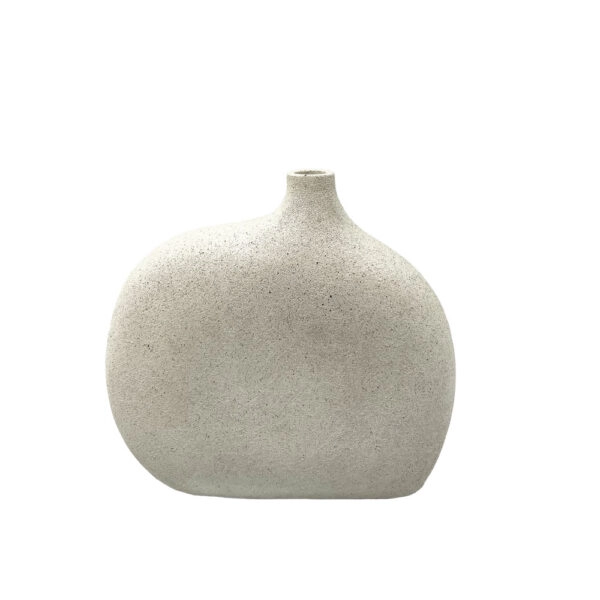 NEST S ΒΑΖΟ 20.5x6.8x19cm POLYRESIN OFF WHITE