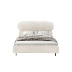 SERENITE ΚΡΕΒΑΤΙ (ΓΙΑ ΣΤΡΩΜΑ 160x200cm) BEIGE 230x194x105cm