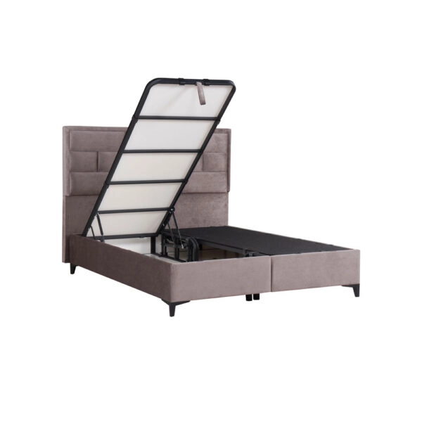 BRICK ΚΡΕΒΑΤΙ ΜΕ ΑΠΟΘΗΚ. ΧΩΡΟ (ΓΙΑ ΣΤΡΩΜΑ 160x200cm) MUSHROOM 05-450 215x165x121cm