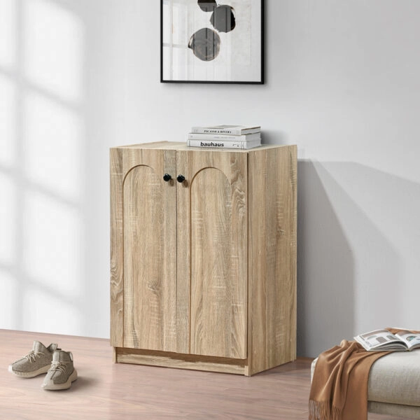 Παπουτσοθήκη-ντουλάπι Ambera  σε sonoma απόχρωση 60x36.5x81.5εκ