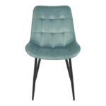 Καρέκλα Berne βελούδο σε φυστικί απόχρωση 53x62x84εκ