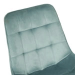 Καρέκλα Berne βελούδο σε φυστικί απόχρωση 53x62x84εκ