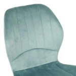 Καρέκλα Jelour βελούδο σε φυστικί απόχρωση 46.5x60x84εκ