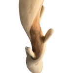 Καλόγερος Renzo  suar ξύλο σε φυσική απόχρωση 30x30x200εκ