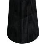 Τραπέζι Canicule  μασίφ ξύλο ακακίας σε μαύρη απόχρωση Φ120x75εκ