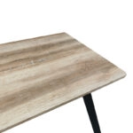 Τραπέζι Squaro sonoma mdf με μαύρα μεταλλικά πόδια 120x70x75εκ