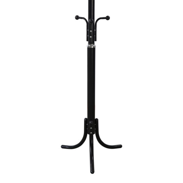 Καλόγερος Mendora  μέταλλο σε μαύρη απόχρωση 40x40x180εκ