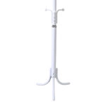 Καλόγερος Mendora μέταλλο σε λευκή απόχρωση 40x40x180εκ