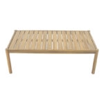 Σαλόνι εξωτερικού χώρου Verilan μασίφ ξύλο ακακίας με σχοινί και μπεζ μαξιλάρια