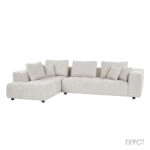 TOMOS ΚΑΝΑΠΕΣ ΓΩΝΙΑ ΑΡΙΣΤΕΡΗ BEIGE LEGASY 15 298x200x85cm