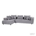 TOMOS ΚΑΝΑΠΕΣ ΓΩΝΙΑ ΑΡΙΣΤΕΡΗ ΓΚΡΙ LEGASY 18 298x200x85cm