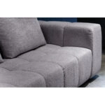 TOMOS ΚΑΝΑΠΕΣ ΓΩΝΙΑ ΑΡΙΣΤΕΡΗ ΓΚΡΙ LEGASY 18 298x200x85cm