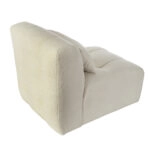 Artekko Sofia Εκρού Μπουκλέ Πολυθρόνα (70x95x75)cm