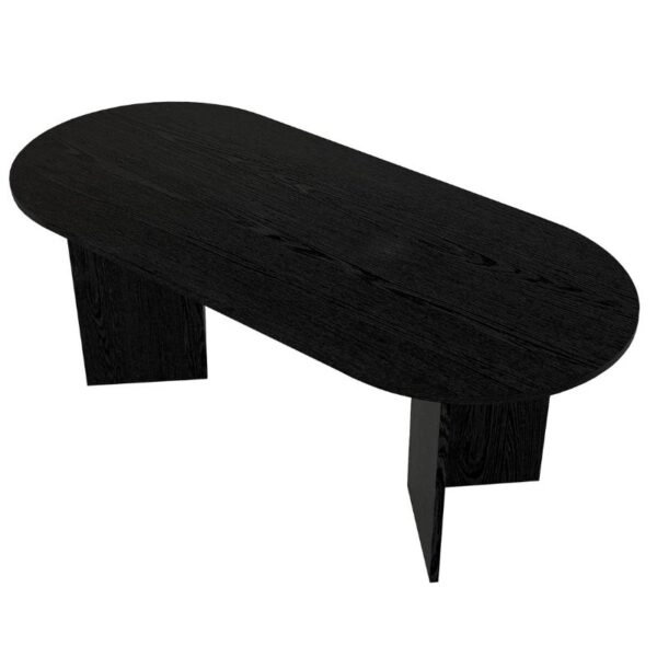 Τραπέζι Cortado Megapap χρώμα sencron black 200x90x74εκ.