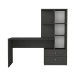 Γραφείο εργασίας Mantra Megapap χρώμα ανθρακί 150x60x152εκ.