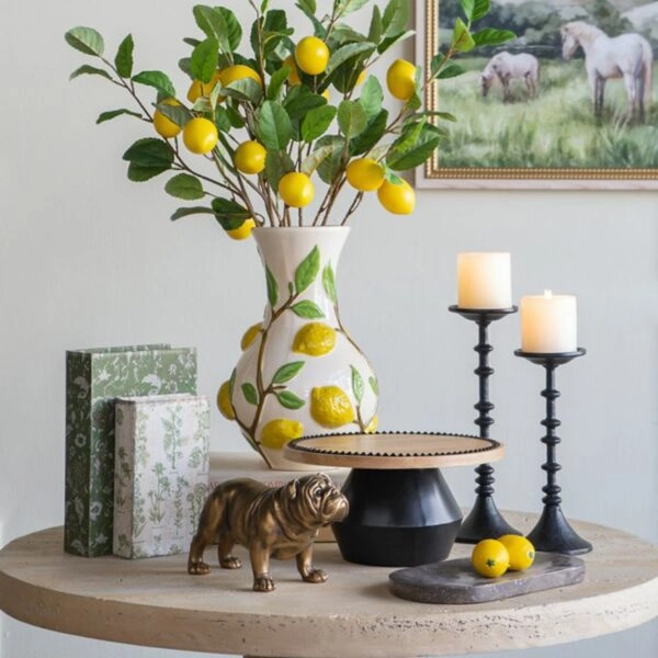 Artekko Animal Μπρονζέ Επιτραπέζιος Διακοσμητικός Σκύλος από Ρητίνη (26x12.7x14.8)cm