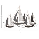 ΜΕΤΑΛΛΙΚΟ ΔΙΑΚΟΣΜΗΤΙΚΟ ΤΟΙΧΟΥ HM7160 ΑΝΘΡΑΚΙ ΛΕΥΚΟ ΧΡΥΣΟ 92x3x56Y εκ.