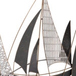 ΜΕΤΑΛΛΙΚΟ ΔΙΑΚΟΣΜΗΤΙΚΟ ΤΟΙΧΟΥ HM7160 ΑΝΘΡΑΚΙ ΛΕΥΚΟ ΧΡΥΣΟ 92x3x56Y εκ.