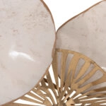 ΜΕΤΑΛΛΙΚΟ ΔΙΑΚΟΣΜΗΤΙΚΟ ΤΟΙΧΟΥ HM7177 ΧΡΥΣΟ ΛΕΥΚΟ 74,5x10x38Y εκ.