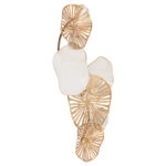 ΜΕΤΑΛΛΙΚΟ ΔΙΑΚΟΣΜΗΤΙΚΟ ΤΟΙΧΟΥ HM7177 ΧΡΥΣΟ ΛΕΥΚΟ 74,5x10x38Y εκ.