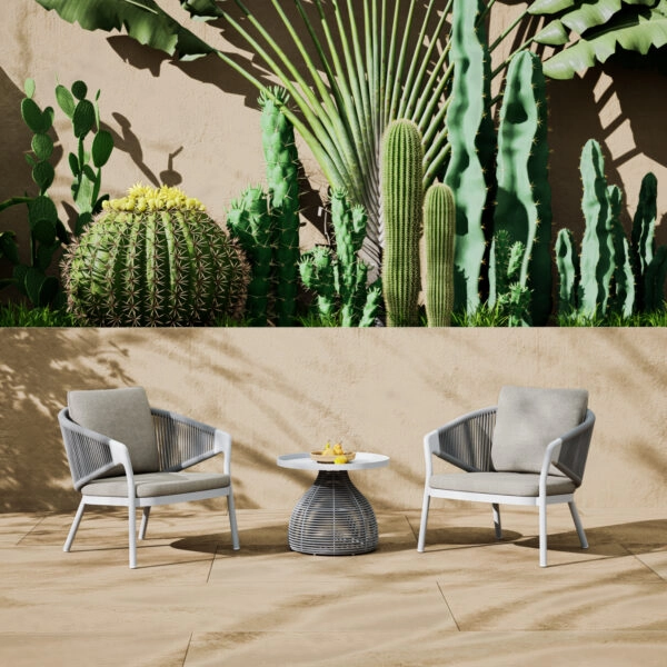 ΠΟΛΥΘΡΟΝΑ ΑΛΟΥΜΙΝΙΟΥ XANTION ΗM6471.02 ΜΕ ΣΧΟΙΝΙ & ΜΑΞΙΛΑΡΙΑ--ΛΕΥΚΟ 71,5x77x70,5Υεκ