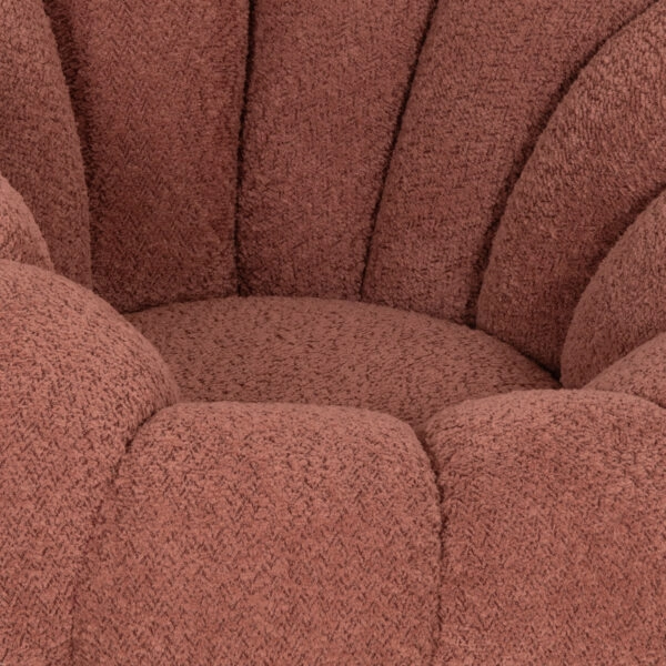 ΠΟΛΥΘΡΟΝΑ ΠΕΡΙΣΤΡΕΦΟΜΕΝΗ GRYMM HM9601.02 ΡΟΖ ΜΠΟΥΚΛΕ-ΜΑΥΡΗ ΜΕΤΑΛ. ΒΑΣΗ 90x93x65Υεκ.