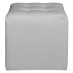 ΣΚΑΜΠΩ 37Χ37Χ35εκ ΜΕ PU ΛΕΥΚΟ PUNK HM264.02