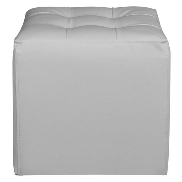 ΣΚΑΜΠΩ 37Χ37Χ35εκ ΜΕ PU ΛΕΥΚΟ PUNK HM264.02