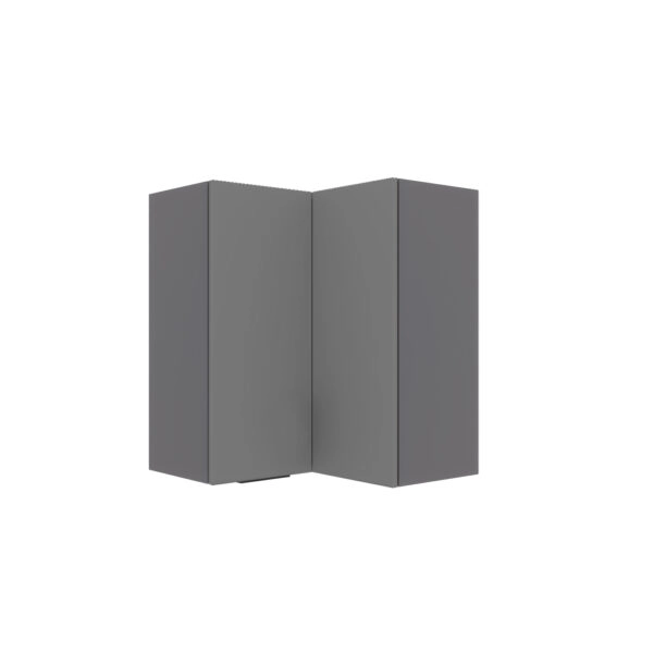 Craft Πάνω Ντουλάπι Γωνιακό Γραφίτης 60-60x30x72cm