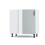 Modest Κάτω Γωνιακό Ντουλάπι Γκρι 100x48x82εκ