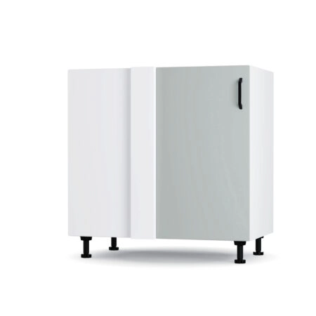 Modest Κάτω Γωνιακό Ντουλάπι Γκρι 100x48x82εκ