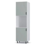 Modest Στήλη Κουζίνας Γκρι 60x57x214cm