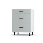 Modest Κάτω Ντουλάπι Συρταριέρα Γκρι  60x48x82εκ