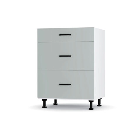 Modest Κάτω Ντουλάπι Συρταριέρα Γκρι 60x48x82εκ