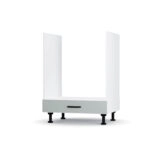 Modest Κάτω Ντουλάπι Φούρνου Γκρι 60x48x82cm