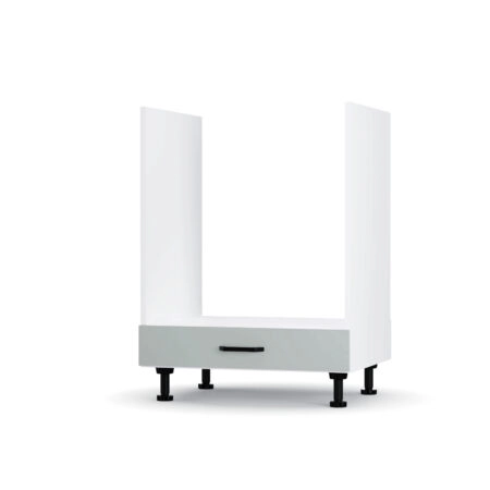 Modest Κάτω Ντουλάπι Φούρνου Γκρι 60x48x82cm