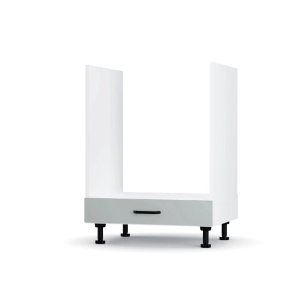 Modest Κάτω Ντουλάπι Φούρνου Γκρι 60x48x82cm