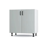 Modest Κάτω Ντουλάπι Νεροχύτη Γκρι 80x48x82cm