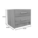 Σετ Κρεβατοκάμαρας Olympus Sonoma με Κρεβάτι 100x200εκ Σετ 3τεμ