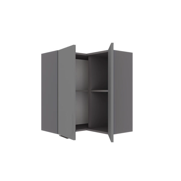 Craft Πάνω Ντουλάπι Γωνιακό Γραφίτης 60-60x30x72cm