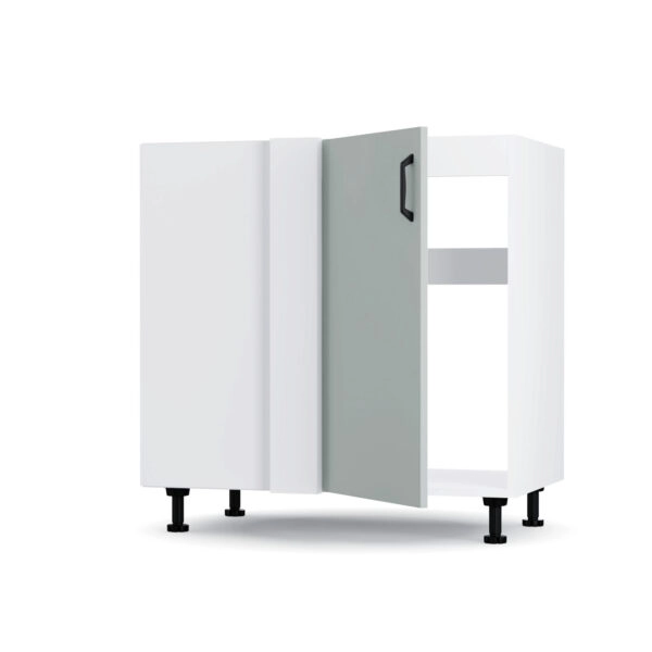 Modest Κάτω Γωνιακό Ντουλάπι Γκρι 100x48x82εκ