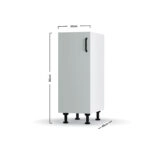 Modest Κάτω Ντουλάπι Γκρι 30x48x82cm