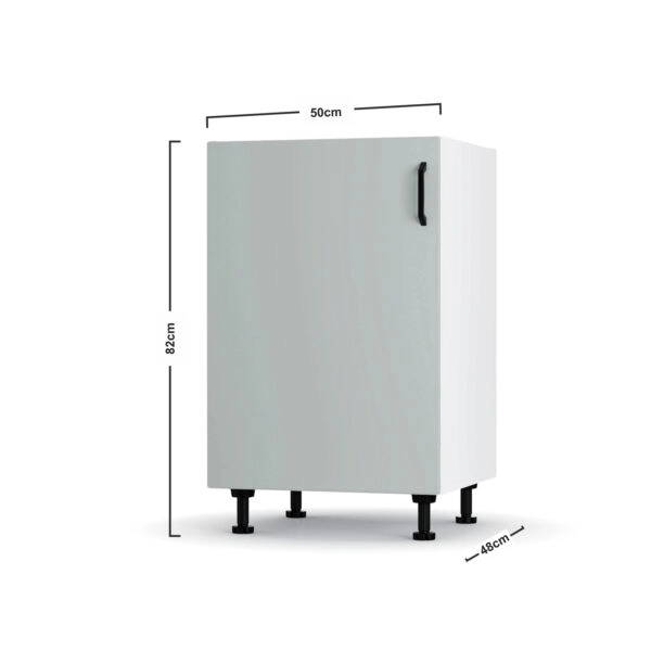 Modest Κάτω Ντουλάπι Γκρι 50x48x82cm